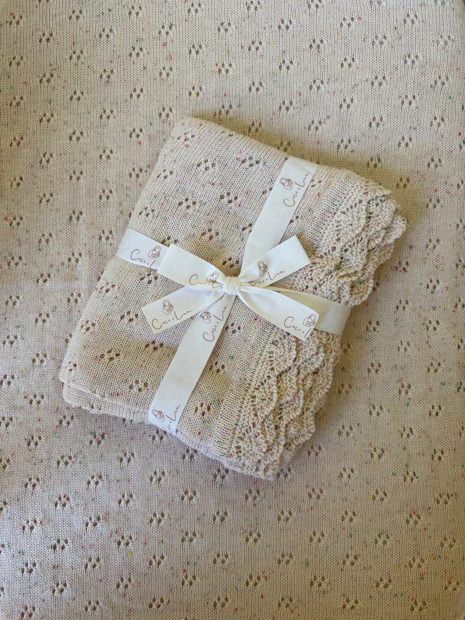 Sprinkle Dream ✨ 🌈 Knit Blanket