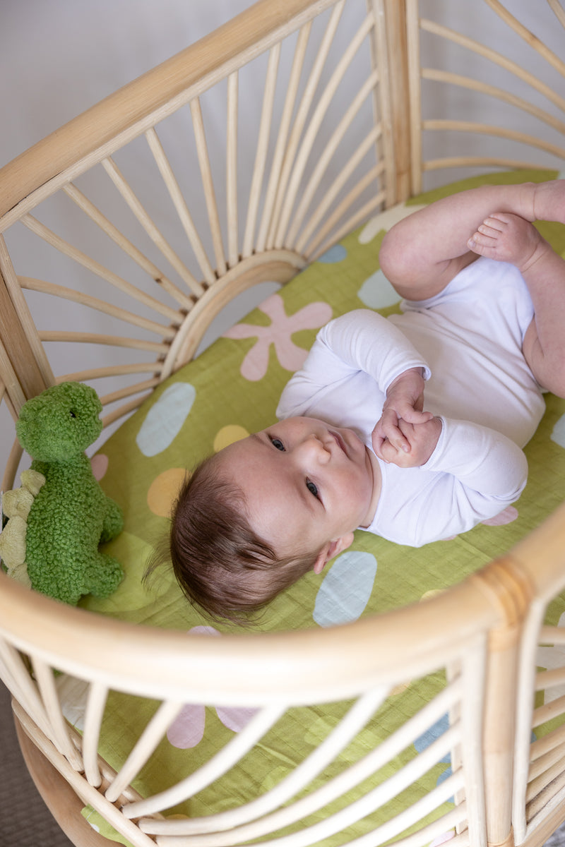 WHIMSY GROVE 🍃 Baby Muslin Swaddle
