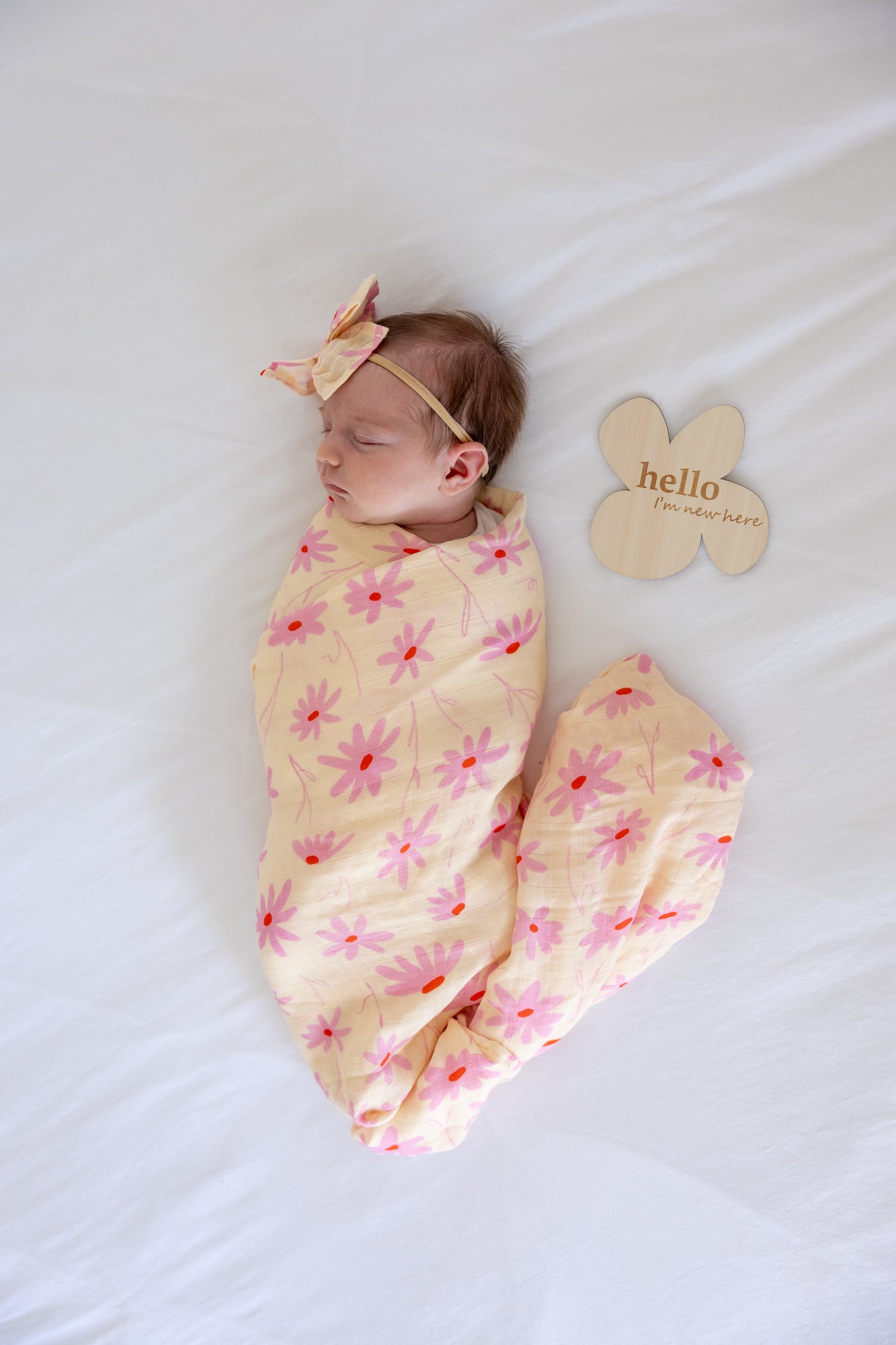 BLOOM BELLE 🌸 Baby Muslin Swaddle