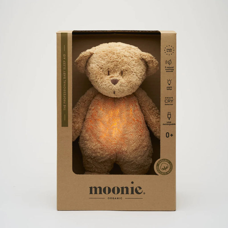 Moonie, Organic Humming Bear - Cappuccino