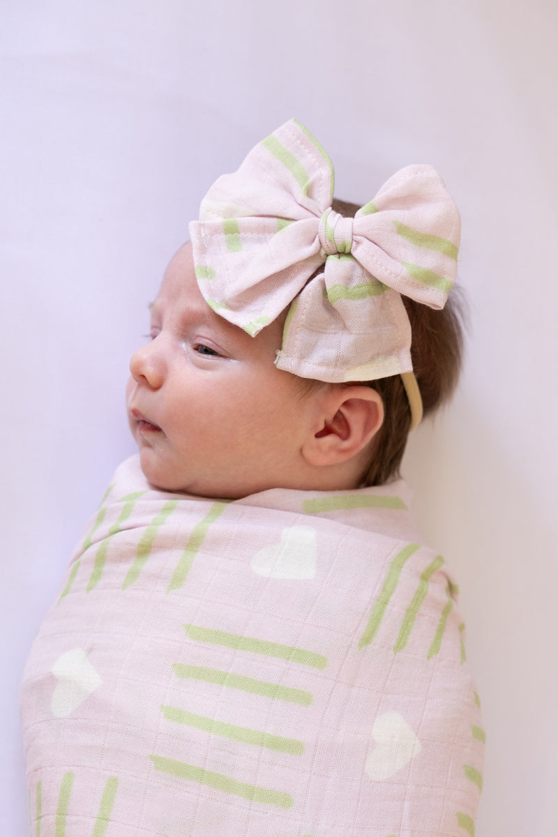 LOVE POPPY π Baby Muslin Swaddle