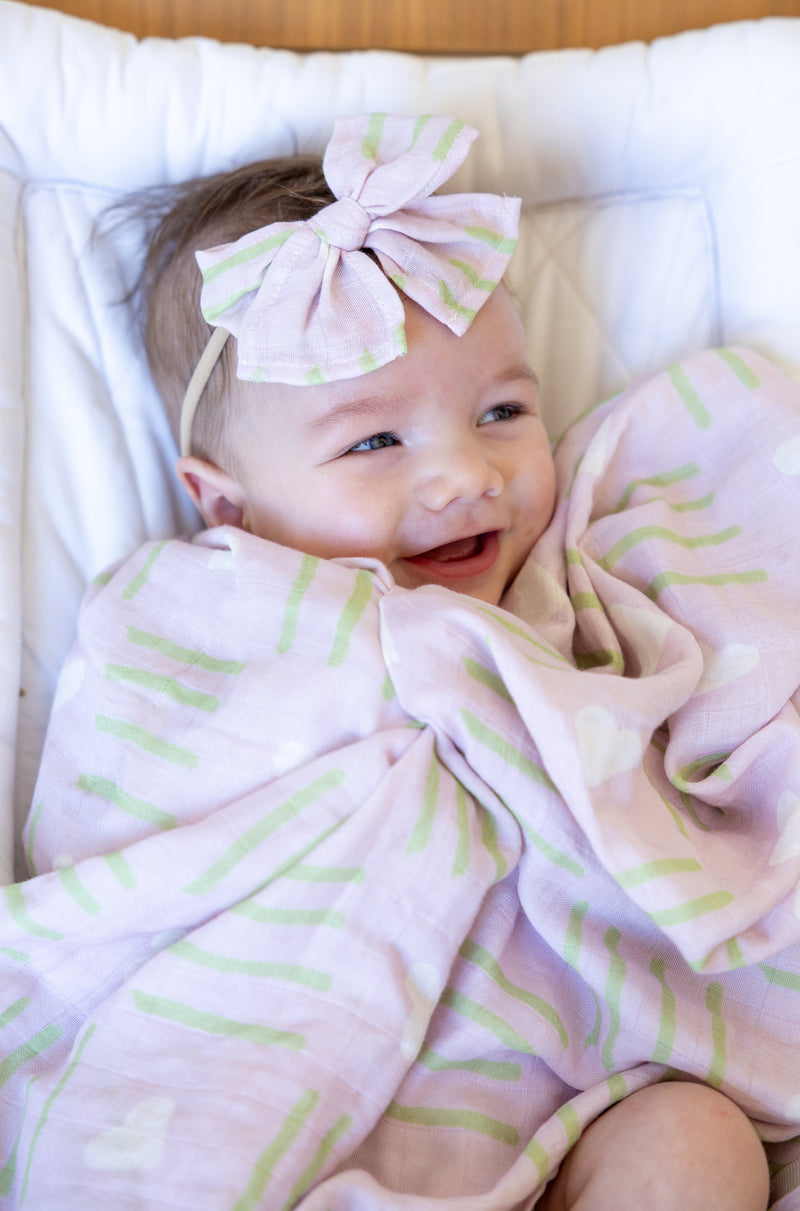 LOVE POPPY π Baby Muslin Swaddle