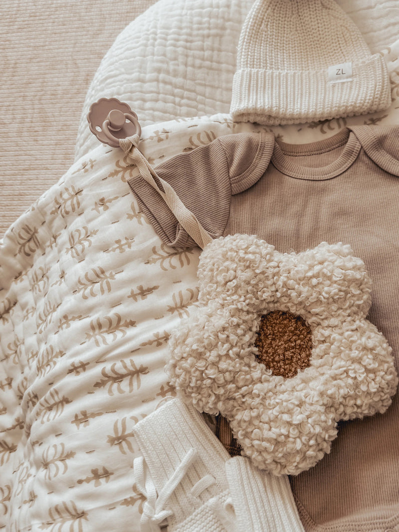 Mushroom Daisy pacifier holder
