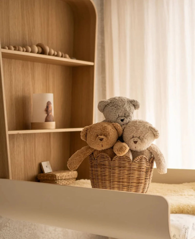 Moonie, Organic Humming Bear - Cappuccino