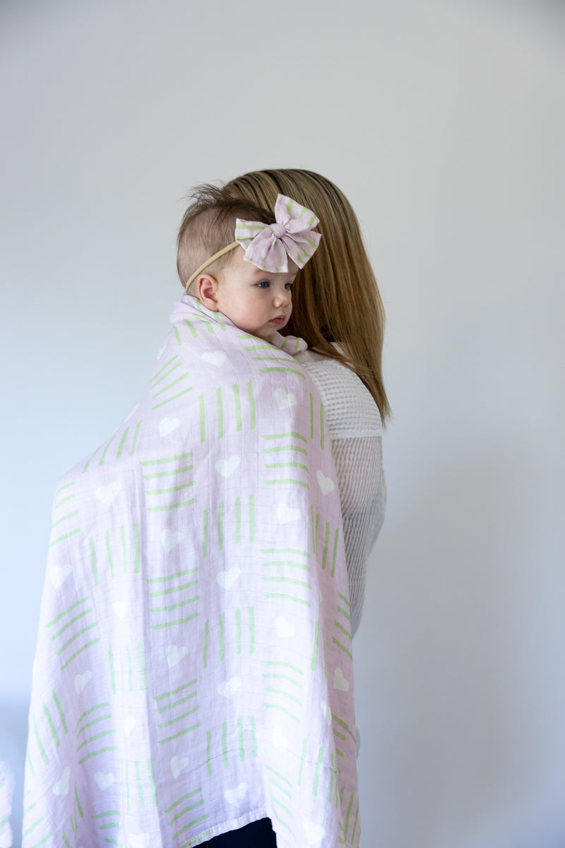 LOVE POPPY π Baby Muslin Swaddle