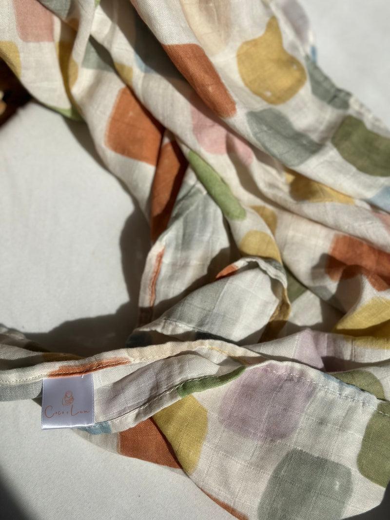 RAINBOW NEST ๐ Baby Muslin Swaddle