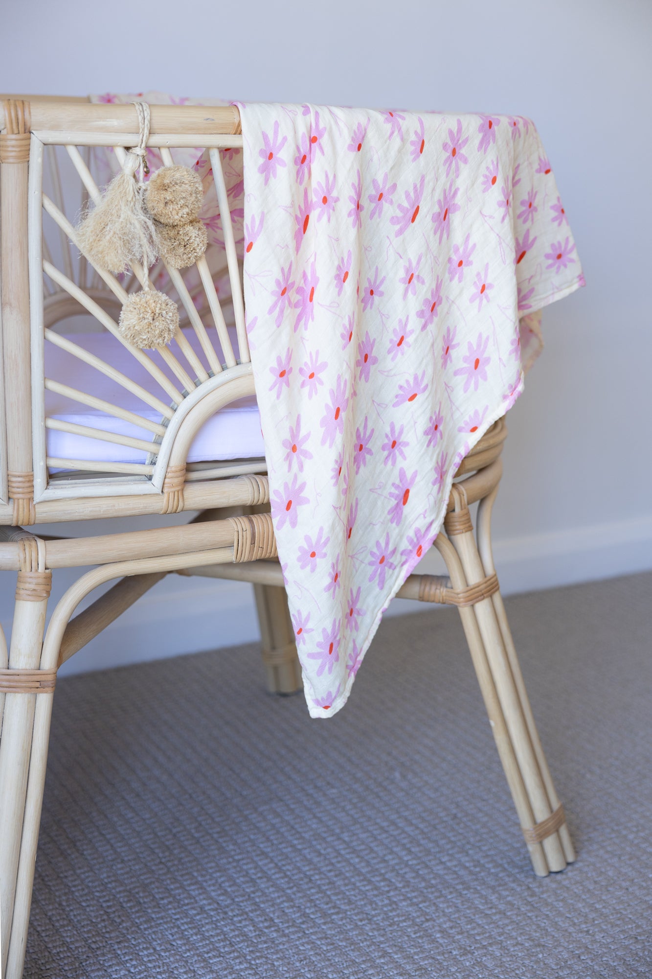 BLOOM BELLE 🌸 Baby Muslin Swaddle