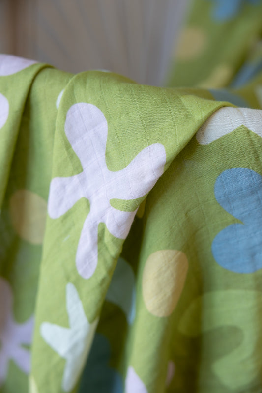 WHIMSY GROVE 🍃 Baby Muslin Swaddle