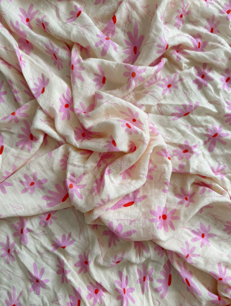 BLOOM BELLE 🌸 Baby Muslin Swaddle