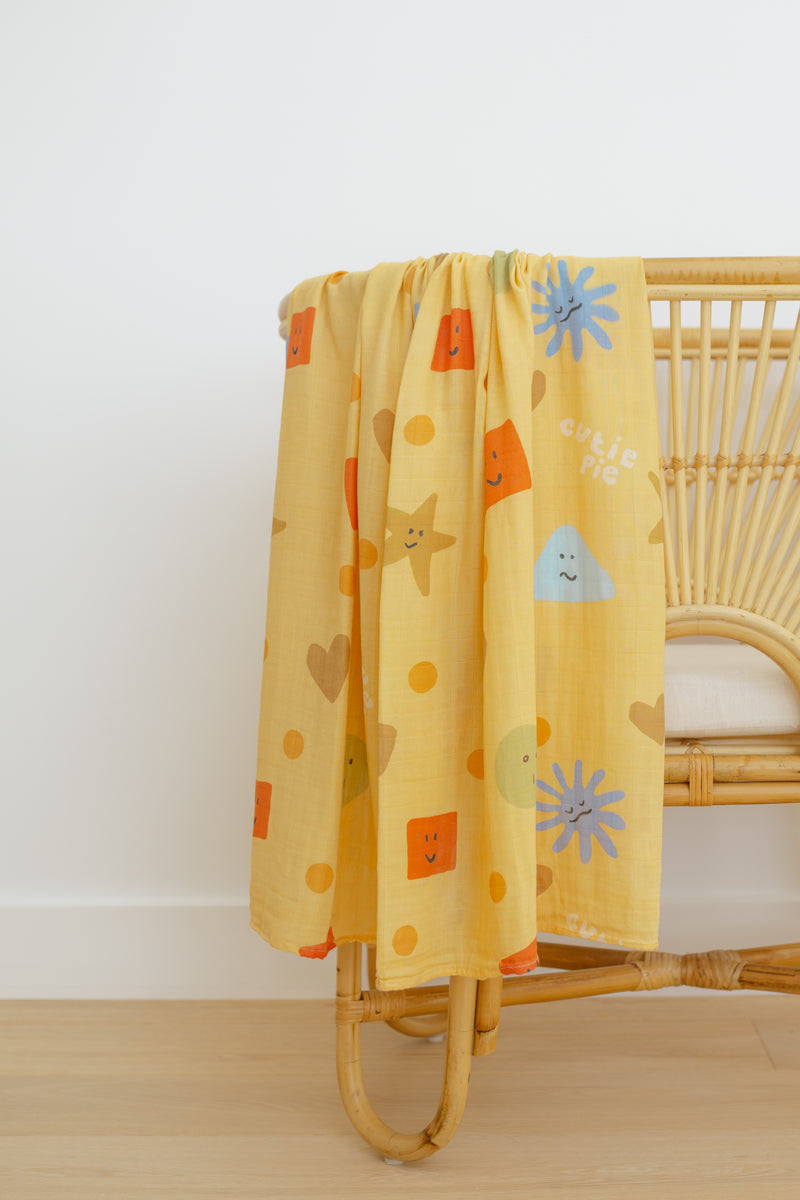 Cutie Pie 🙂 Baby Muslin Swaddle