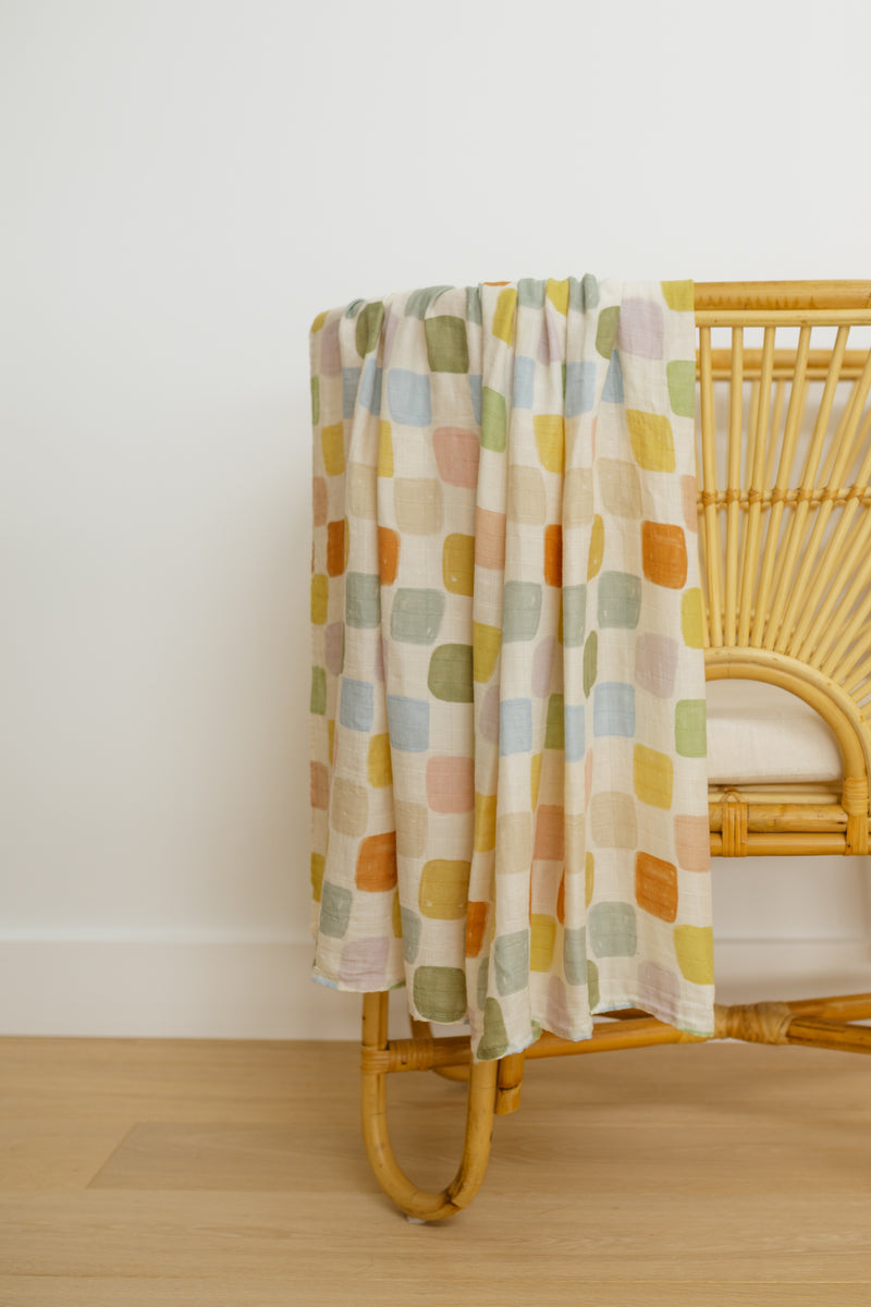 RAINBOW NEST 🌈 Baby Muslin Swaddle