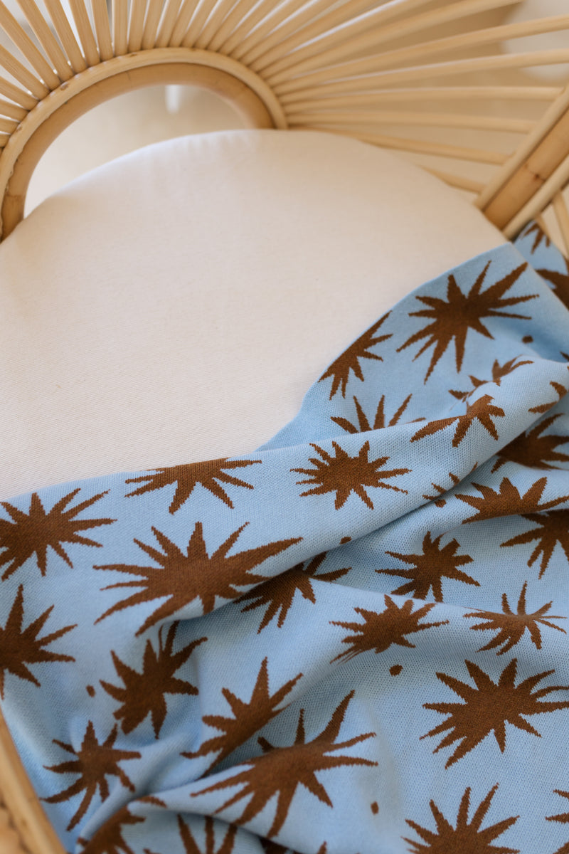 Pre-order Magic Skies 🤎🩵 Knit Blanket