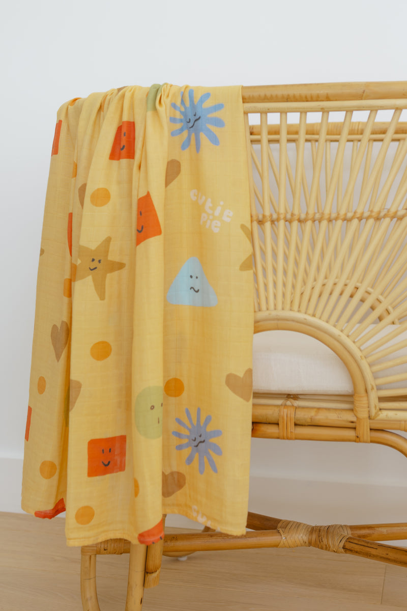 Cutie Pie 🙂 Baby Muslin Swaddle