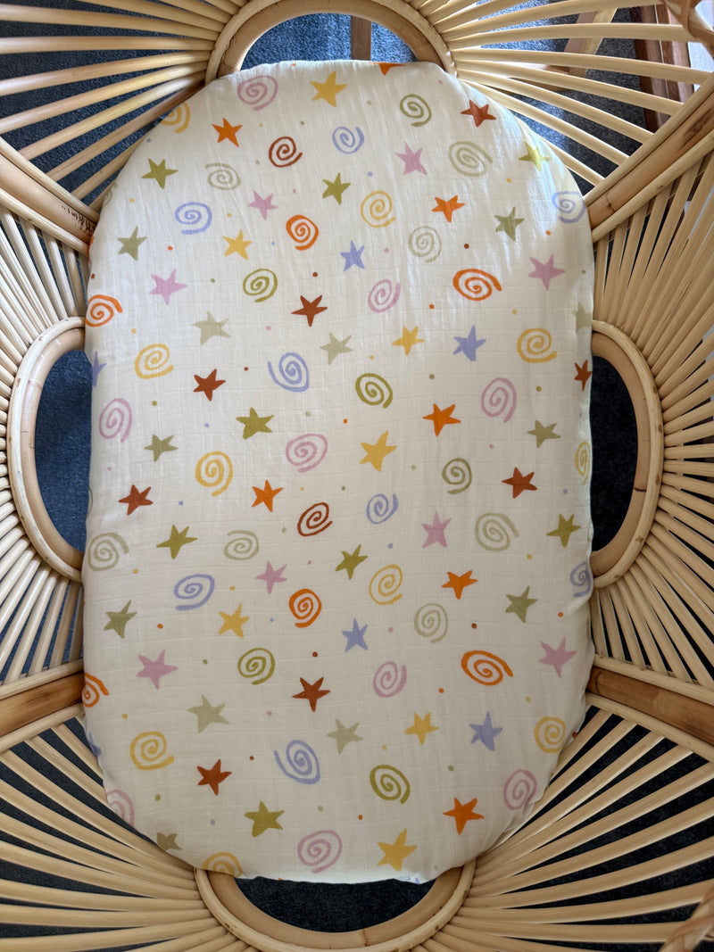 Starburst Swirl ✨ Baby Muslin Swaddle