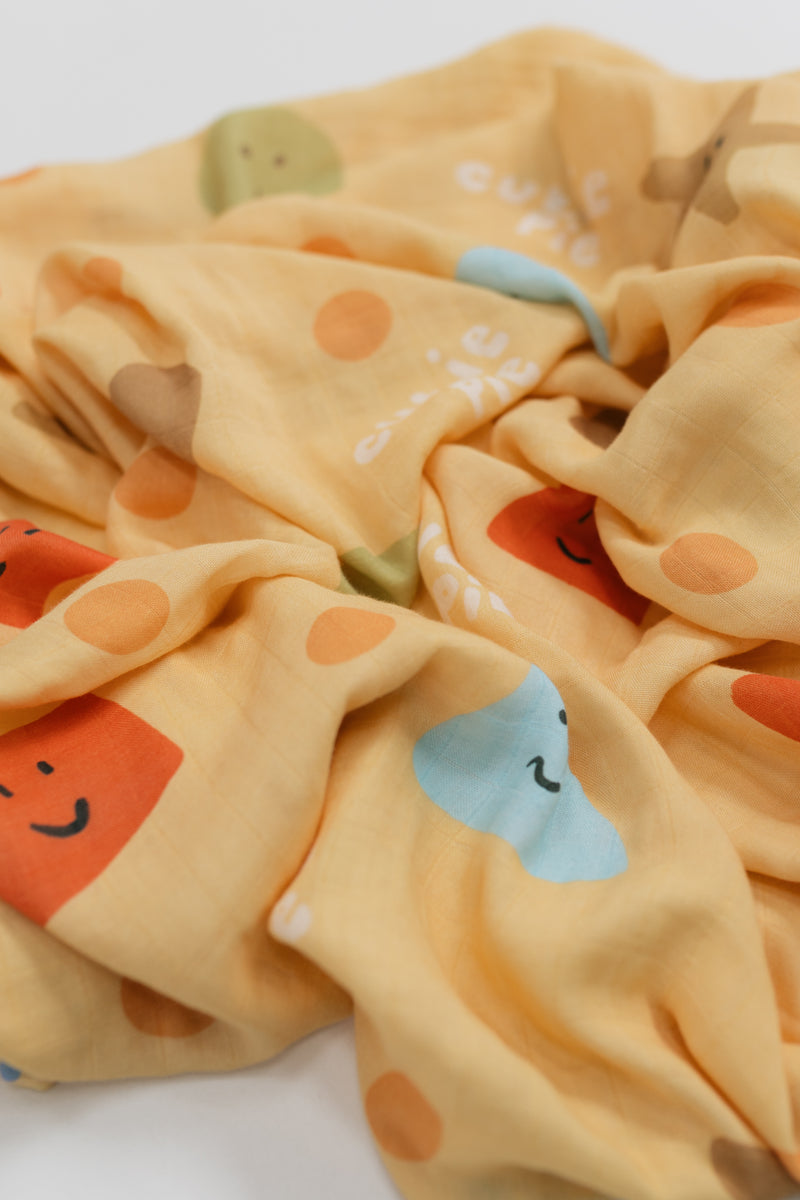 Cutie Pie 🙂 Baby Muslin Swaddle