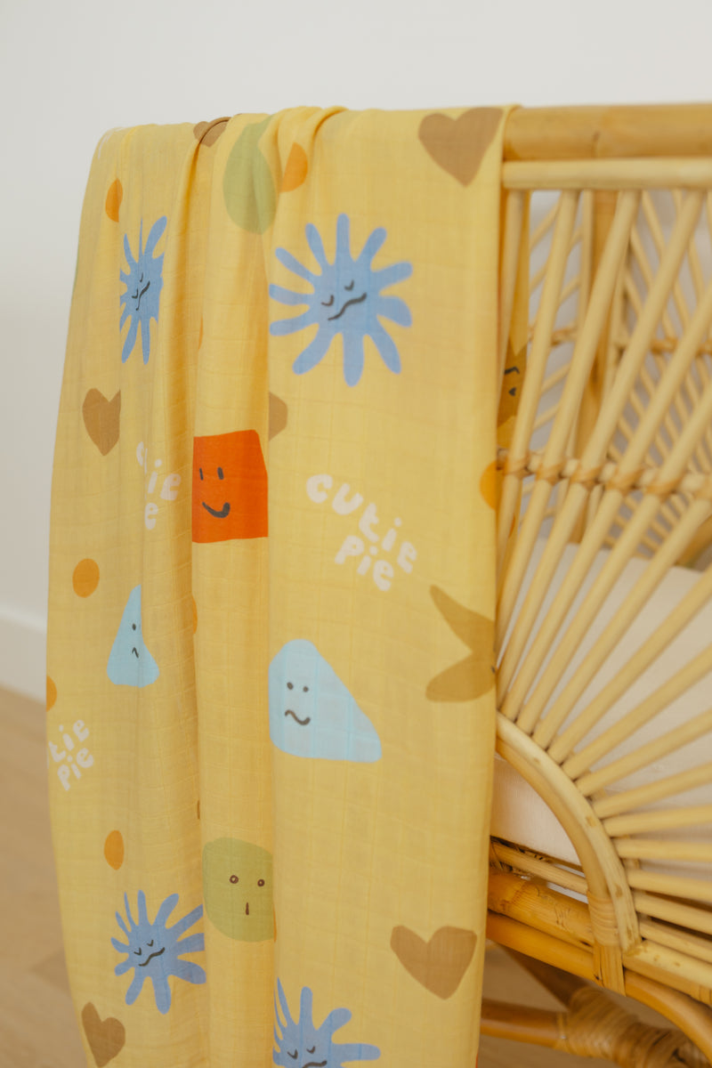 Cutie Pie 🙂 Baby Muslin Swaddle