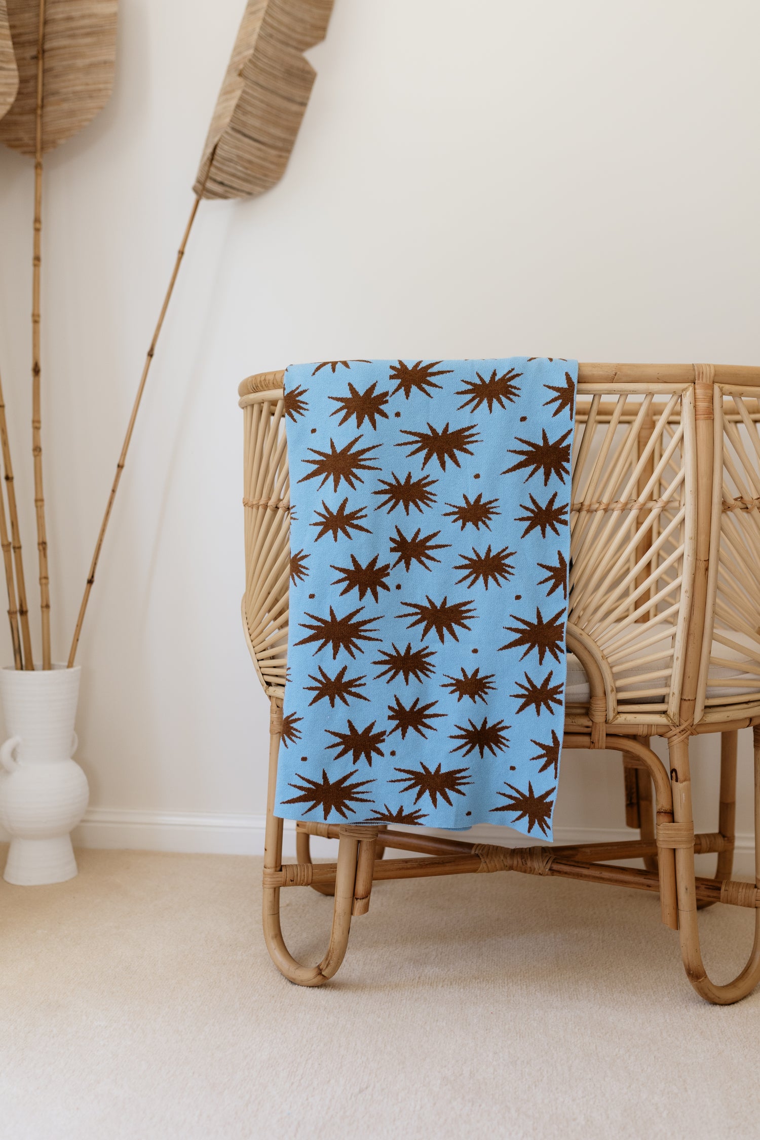 Magic Skies 🤎🩵 Knit Blanket