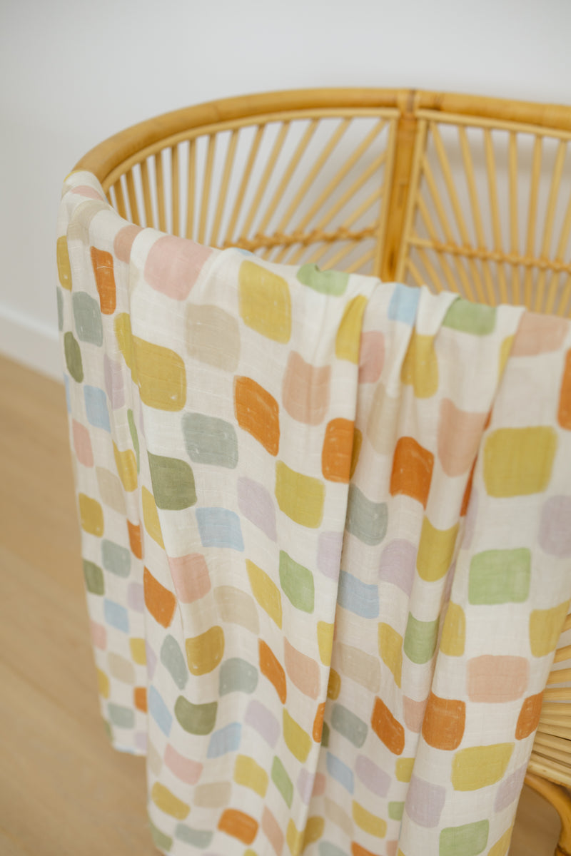 RAINBOW NEST 🌈 Baby Muslin Swaddle