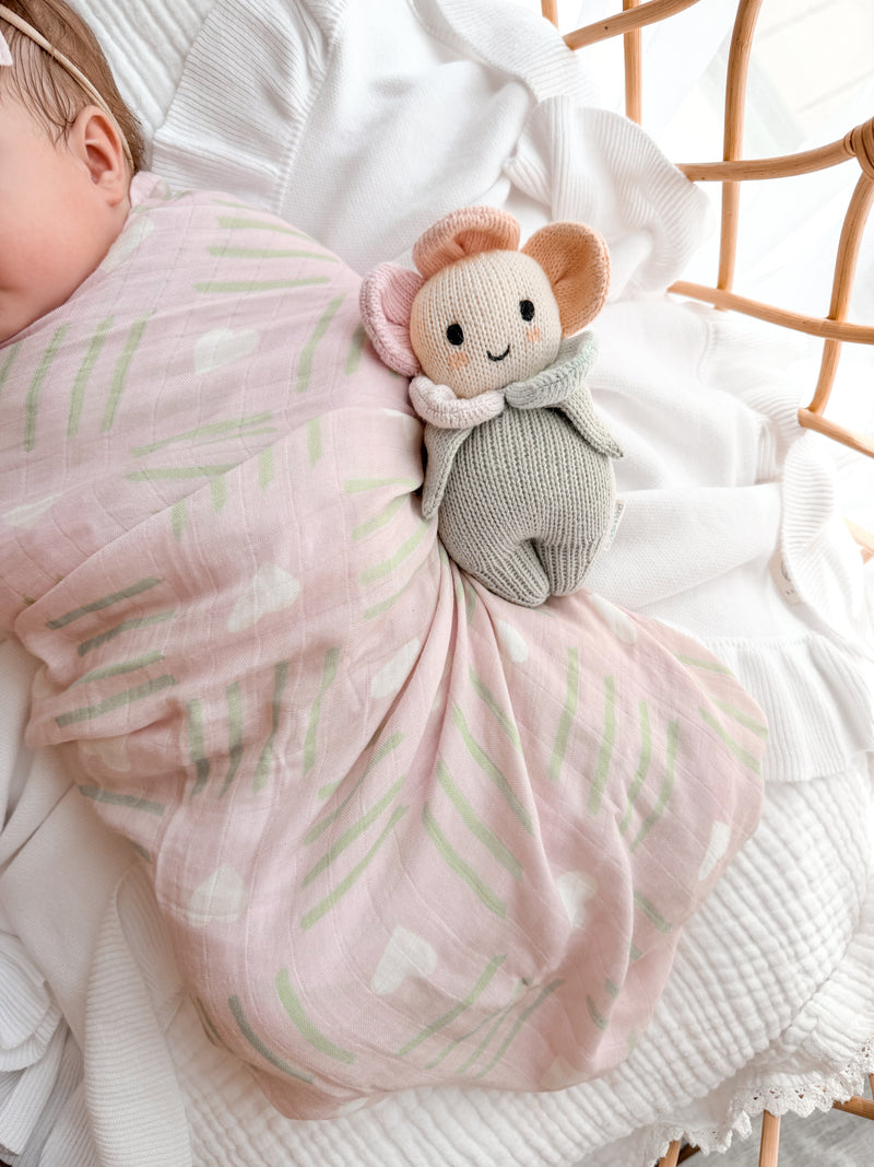 LOVE POPPY 💕 Baby Muslin Swaddle