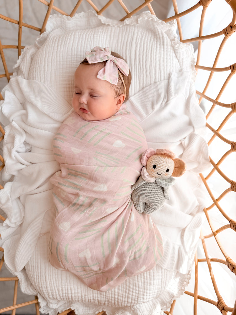 LOVE POPPY 💕 Baby Muslin Swaddle