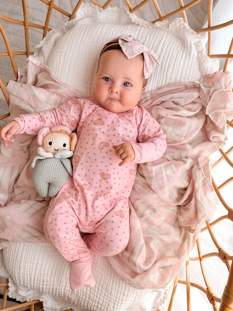 LOVE POPPY 💕 Baby Muslin Swaddle