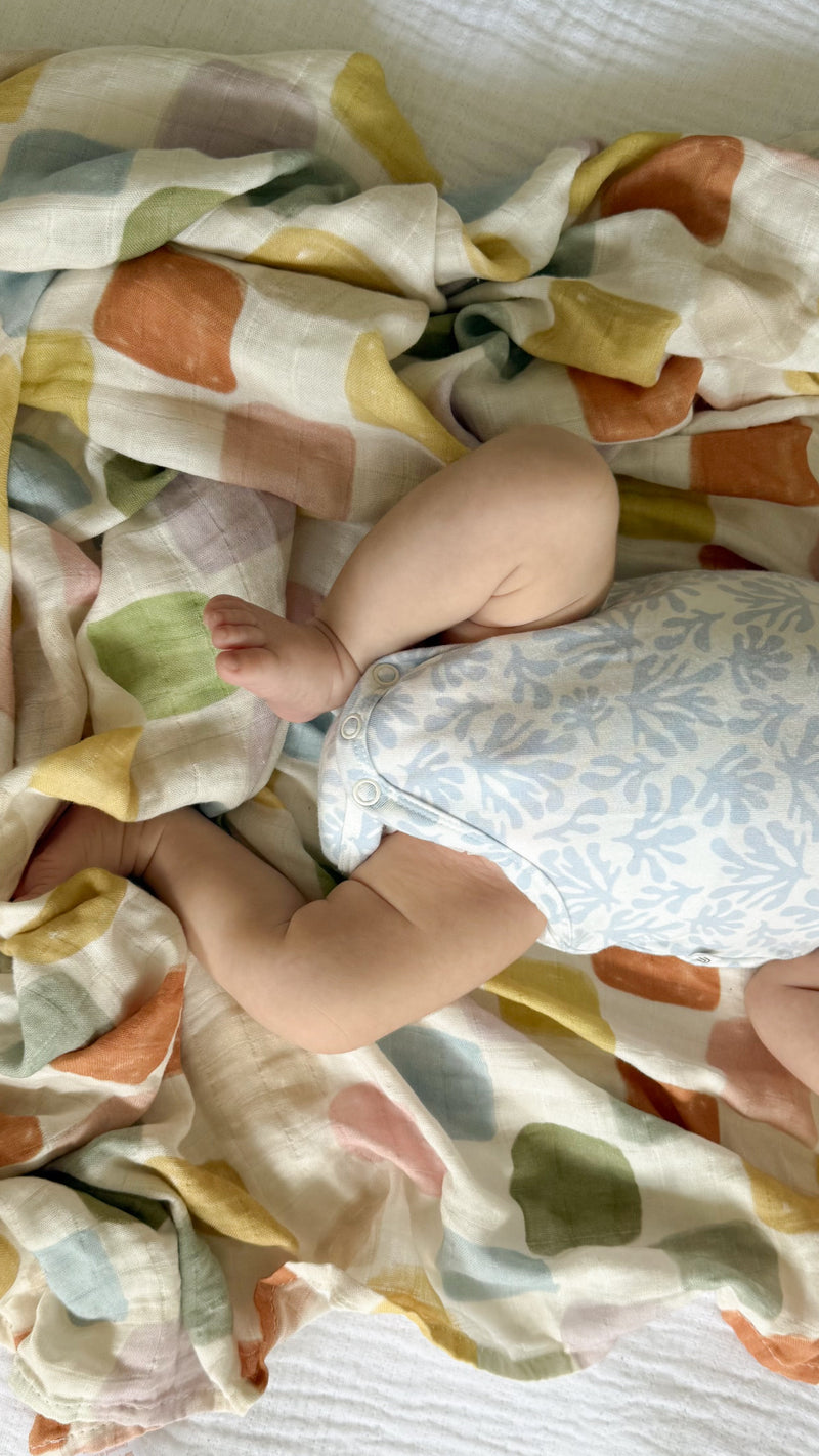 RAINBOW NEST 🌈 Baby Muslin Swaddle