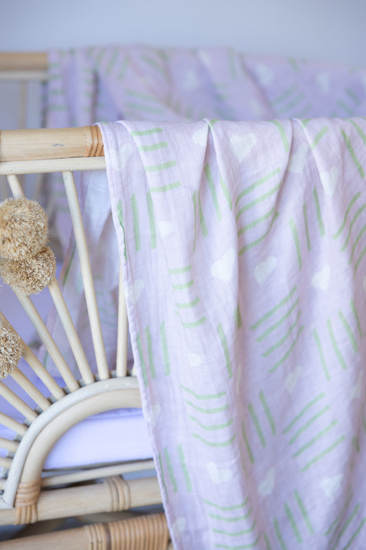 LOVE POPPY 💕 Baby Muslin Swaddle
