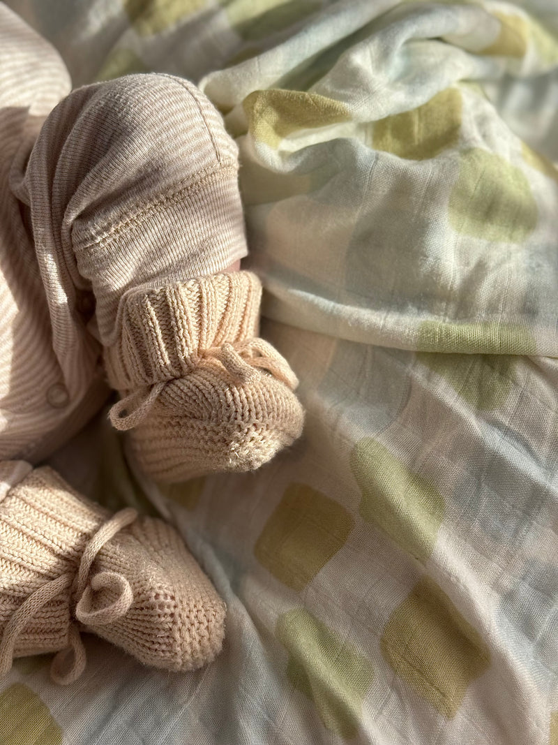 Seafoam Patch 🌊💚🩵 Muslin Swaddle