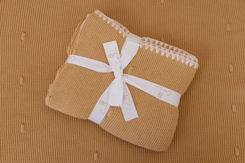 Pre-order Golden Shine ✨☀️ Knit Blanket