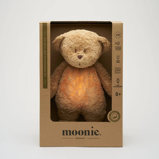Moonie, Organic Humming Bear - Cappuccino