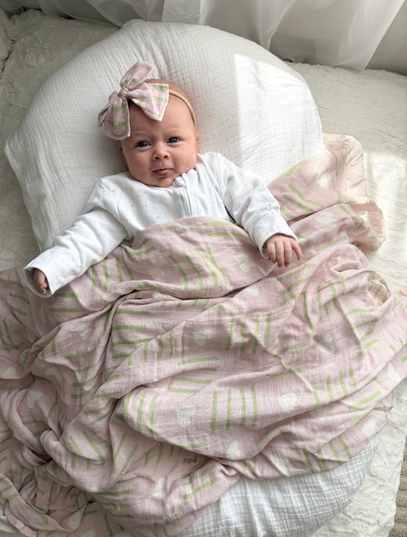 LOVE POPPY 💕 Baby Muslin Swaddle