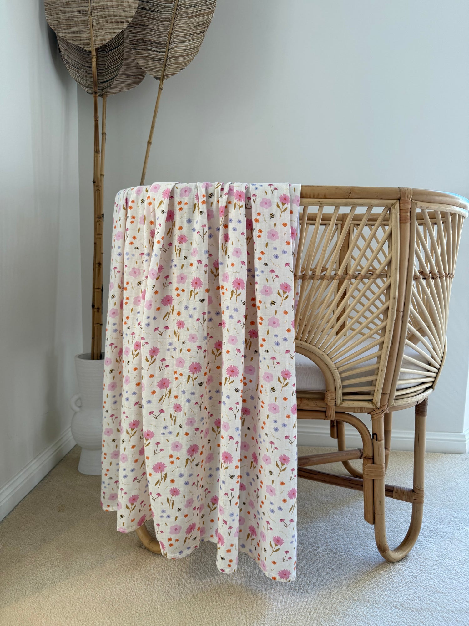 Spring Posy 🌼 Baby Muslin Swaddle