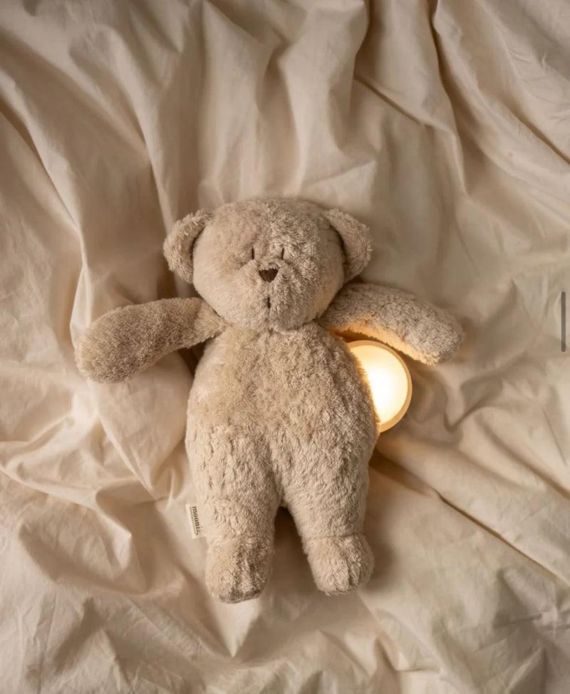 Moonie, Organic Humming Bear - Cappuccino