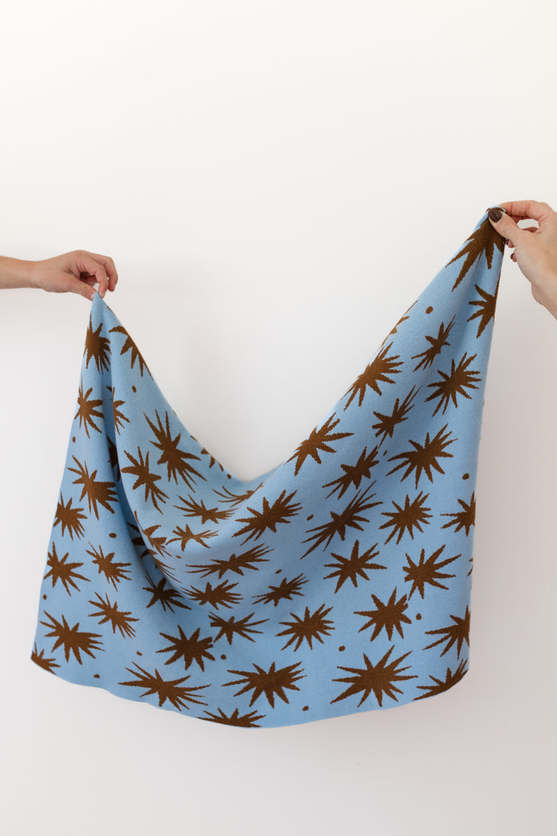 Pre-order Magic Skies 🤎🩵 Knit Blanket