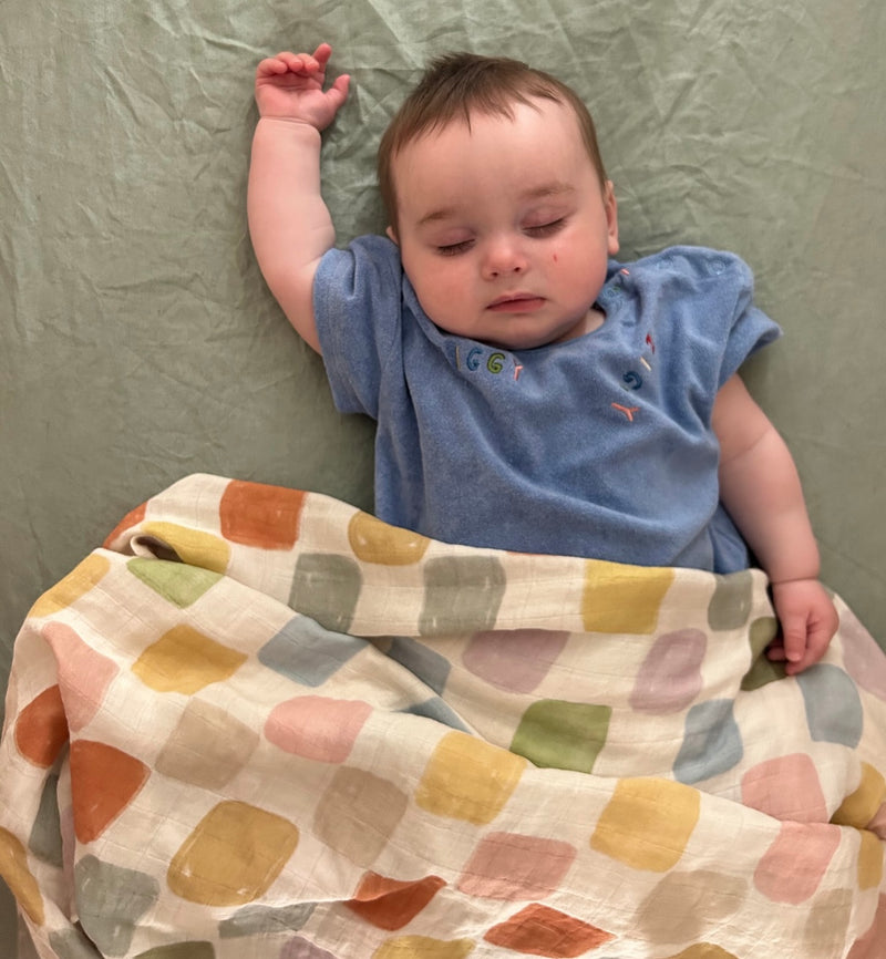 RAINBOW NEST 🌈 Baby Muslin Swaddle